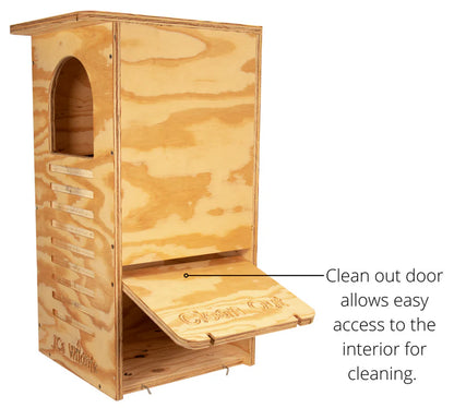 The "Woodland Sentinel" Barred Owl House | Large Owl Nesting Box | JCS Wildlife