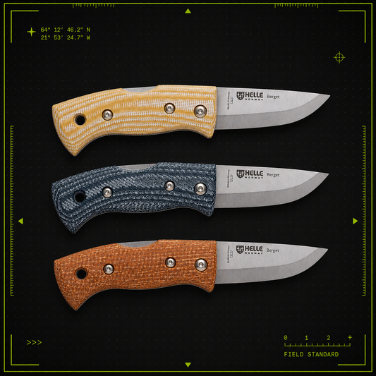 Helle Berget Micarta Lock-Back Folding Knife