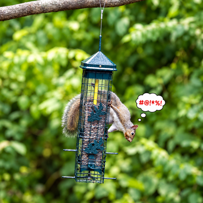The 'Leaf it Be!' Squirrel-Proof Tube Feeder