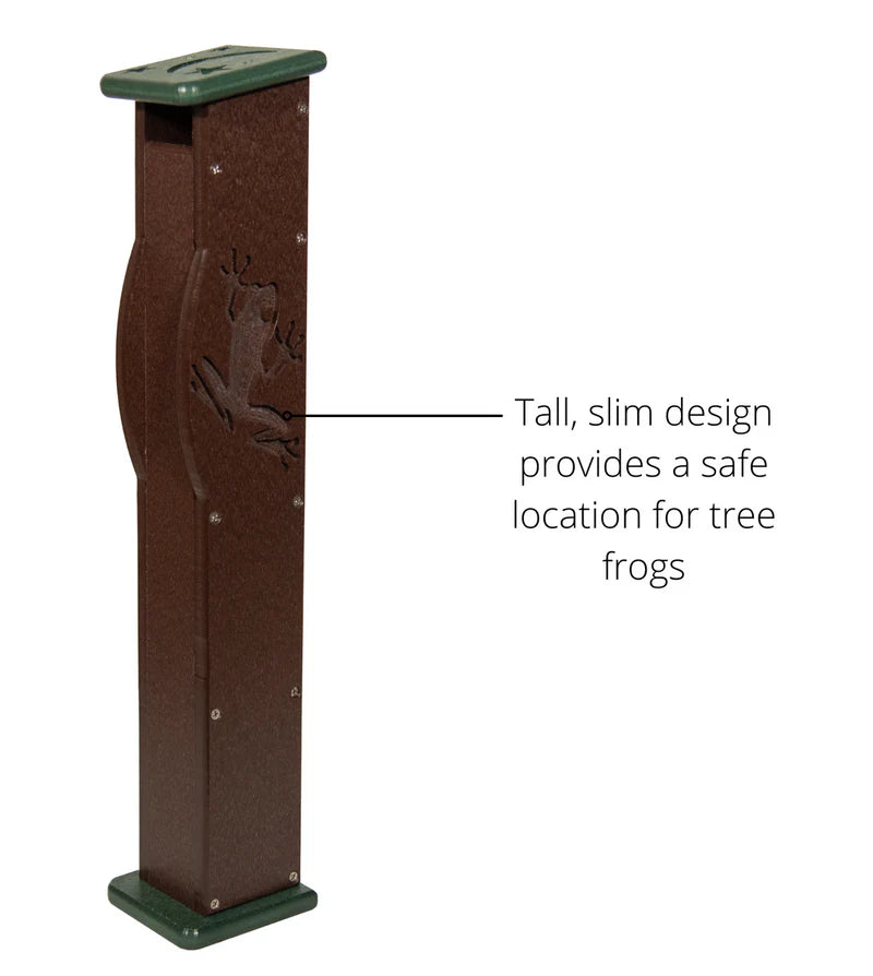 The Canopy Tree Frog Refuge | Slimline Hydration Pillar | JCS Wildlife