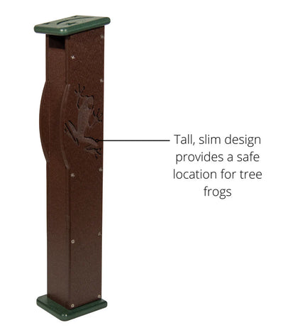 The Canopy Tree Frog Refuge | Slimline Hydration Pillar | JCS Wildlife