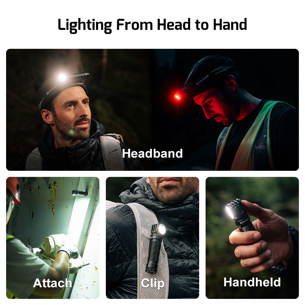 The 'Apex & Atom' Observation Bundle | Olight Perun 3 Headlamp & i Mini 2 Keychain Light Field System