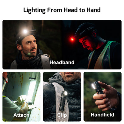 The 'Apex & Atom' Observation Bundle | Olight Perun 3 Headlamp & i Mini 2 Keychain Light Field System
