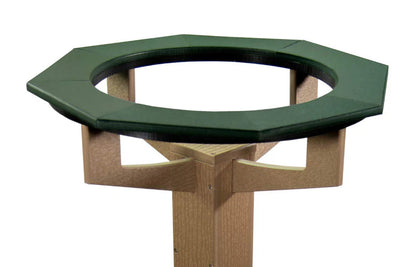 The 'Aqua-gon' Pedestal Bird Bath | 33-Inch Poly Bird Waterer