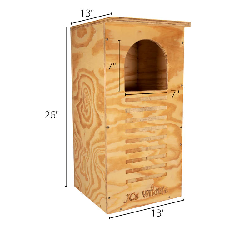 The "Woodland Sentinel" Barred Owl House | Large Owl Nesting Box | JCS Wildlife