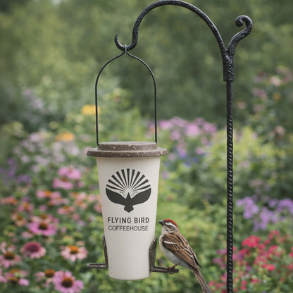 Heritage Farms Ultimate Renewable Coffee Cup Feeder – Eco-Conscious 1 lb. Sanctuary