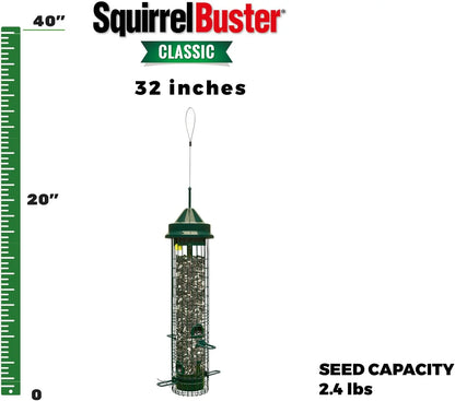 The "Dual-Horizon" Squirrel-Buster Bird Feeder Defilade | 2-Pack Coordinated Exclusion Set | Brome