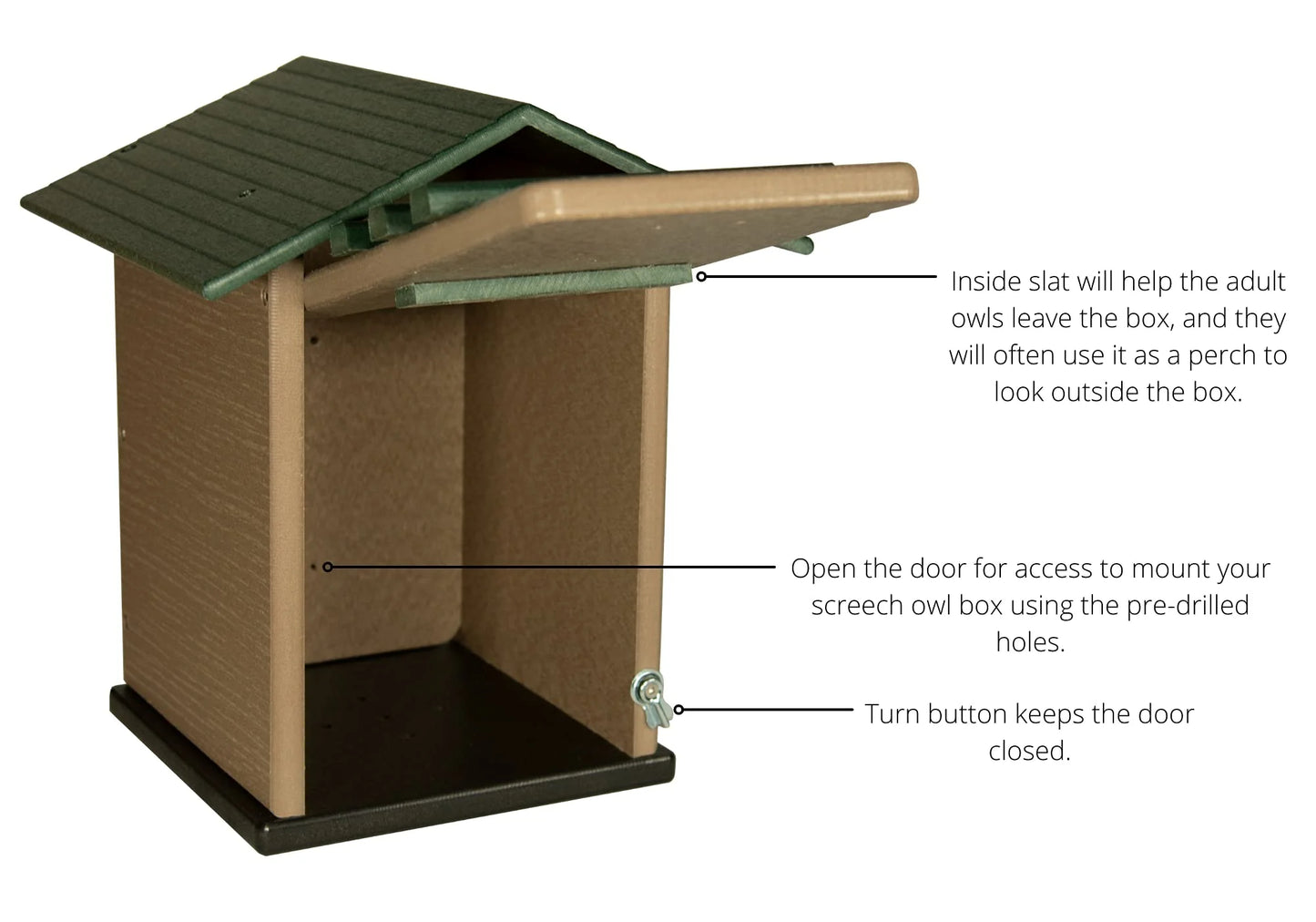 The "Skyward Guardian" Owl House & Kestrel Box | Poly Nesting Box | JCS Wildlife