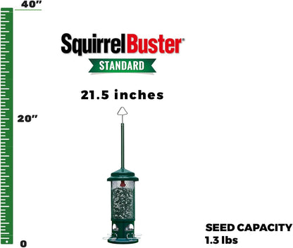 The "Sentry-Standard" Subdivision Squirrel-Proof Bird Feeder | 4-Pack Coordinated Exclusion Set | Brome