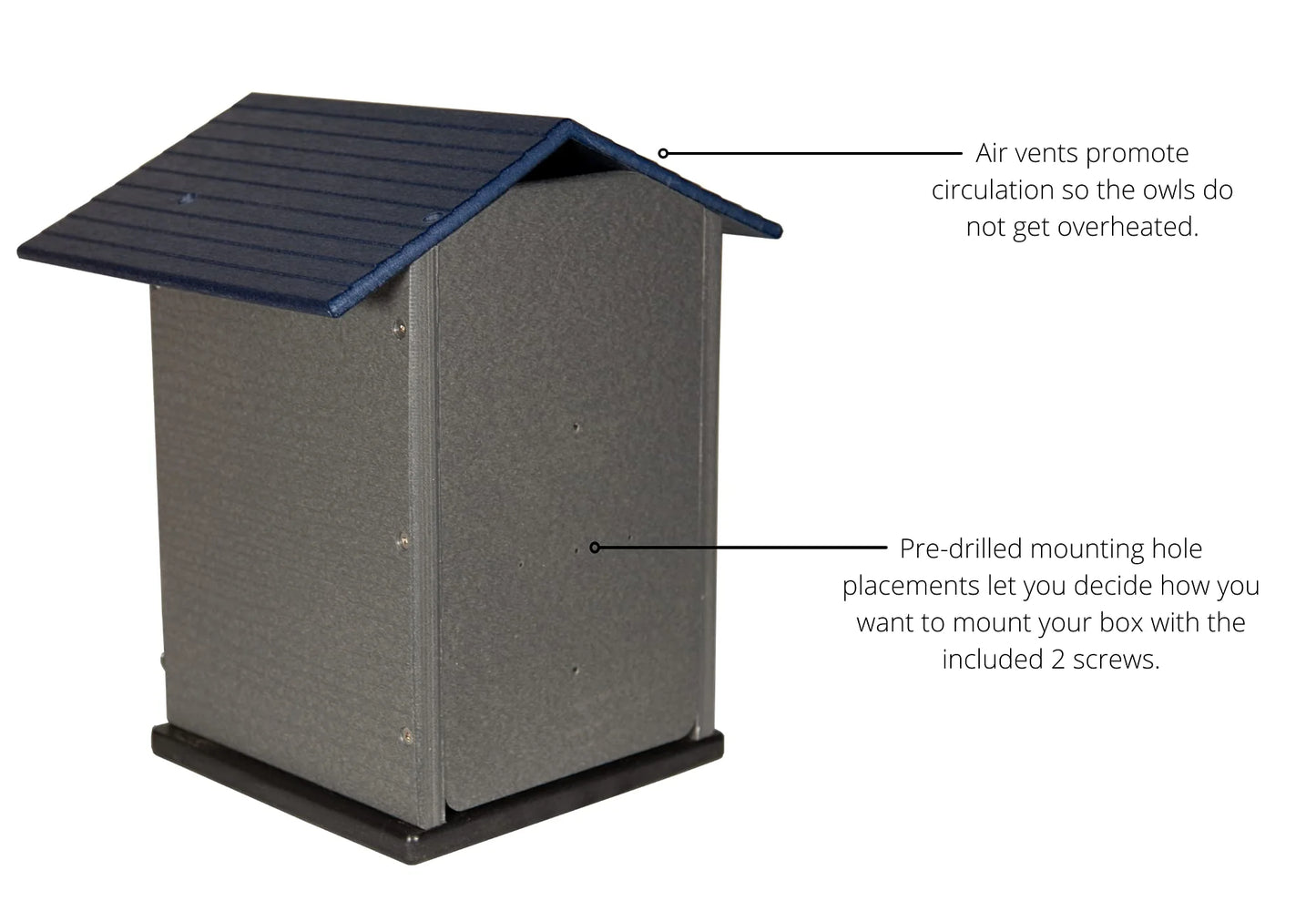 The "Skyward Guardian" Owl House & Kestrel Box | Poly Nesting Box | JCS Wildlife