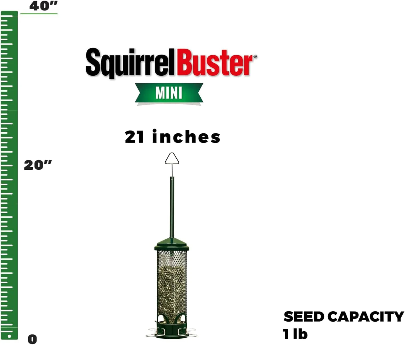 The "Full Restaurant" Squirrel-Buster Mini Bird Feeder | 4-Pack Quad-Horizon Suite | Brome
