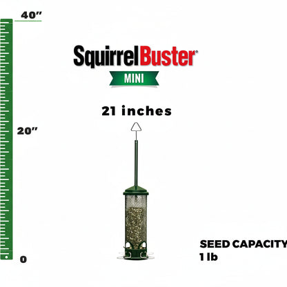 The 'Pocket Guard' Squirrel-Proof Tube Feeder