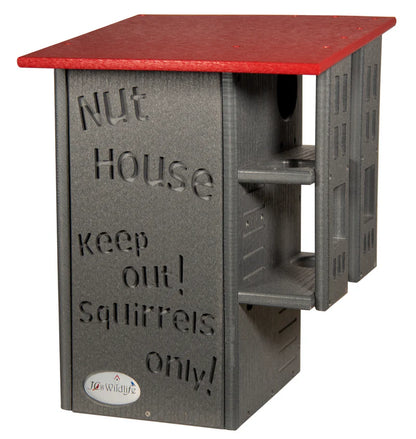 The "Poly-Summit" Nut House Citadel | Heavy-Duty Poly Squirrel Nesting Box | JCS Wildlife