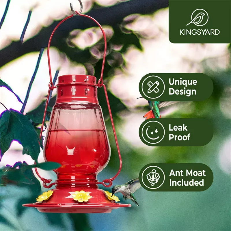 The 'Six-Bar' Ant-Proof Glass Hummingbird Feeder Kit