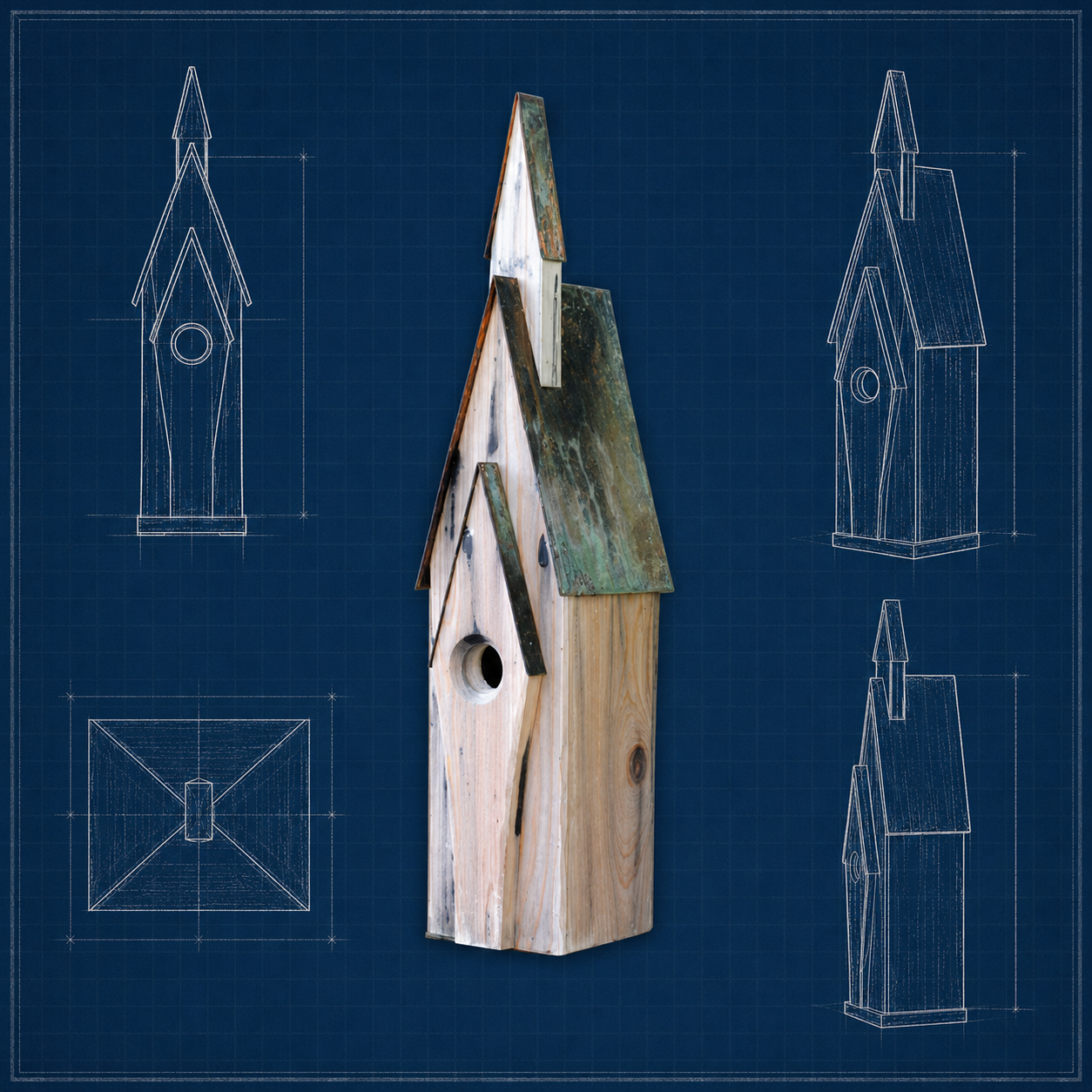 The "Carpathian Keep" Bluebird House