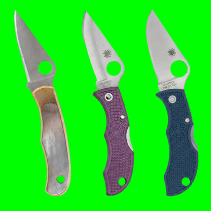 The 'Swarm' | Spyderco Manbug®, Ladybug® 3 & Grasshopper™ Three-Piece Pocket Knife Set
