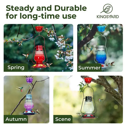 The 'Six-Bar' Ant-Proof Glass Hummingbird Feeder Kit