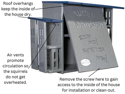 The "Poly-Summit" Nutty Mansion | Multi-Tiered Dual-Chamber Squirrel Habitat | JCS Wildlife