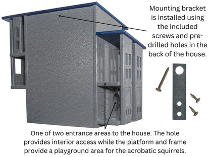 The "Poly-Summit" Nutty Mansion | Multi-Tiered Dual-Chamber Squirrel Habitat | JCS Wildlife