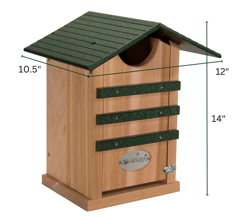 The "Nocturnal Nursery" Owl House | Cedar & Poly Nesting Box | JCS Wildlife
