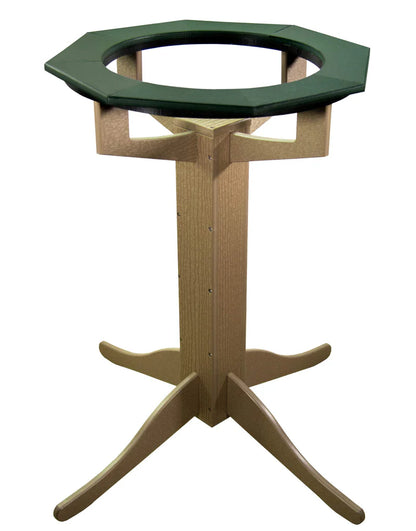 The 'Aqua-gon' Pedestal Bird Bath | 33-Inch Poly Bird Waterer