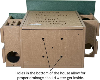 The "Poly-Summit" Nutty Mansion | Multi-Tiered Dual-Chamber Squirrel Habitat | JCS Wildlife