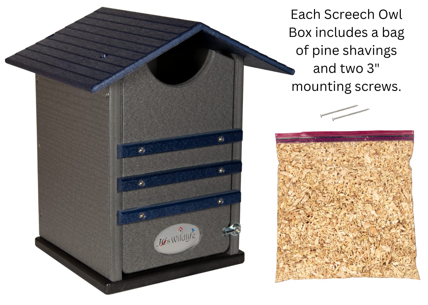The "Skyward Guardian" Owl House & Kestrel Box | Poly Nesting Box | JCS Wildlife