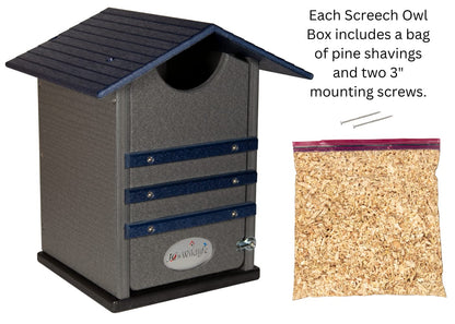 The "Skyward Guardian" Owl House & Kestrel Box | Poly Nesting Box | JCS Wildlife