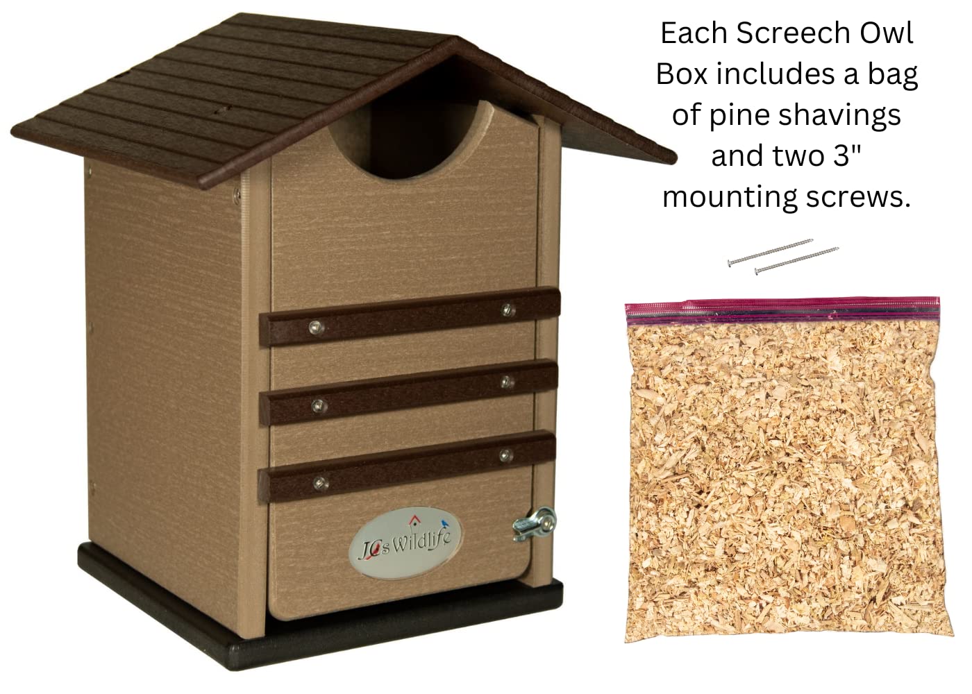 The "Skyward Guardian" Owl House & Kestrel Box | Poly Nesting Box | JCS Wildlife