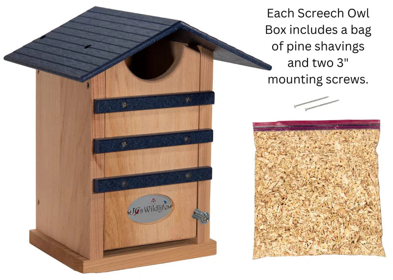 The "Nocturnal Nursery" Owl House | Cedar & Poly Nesting Box | JCS Wildlife