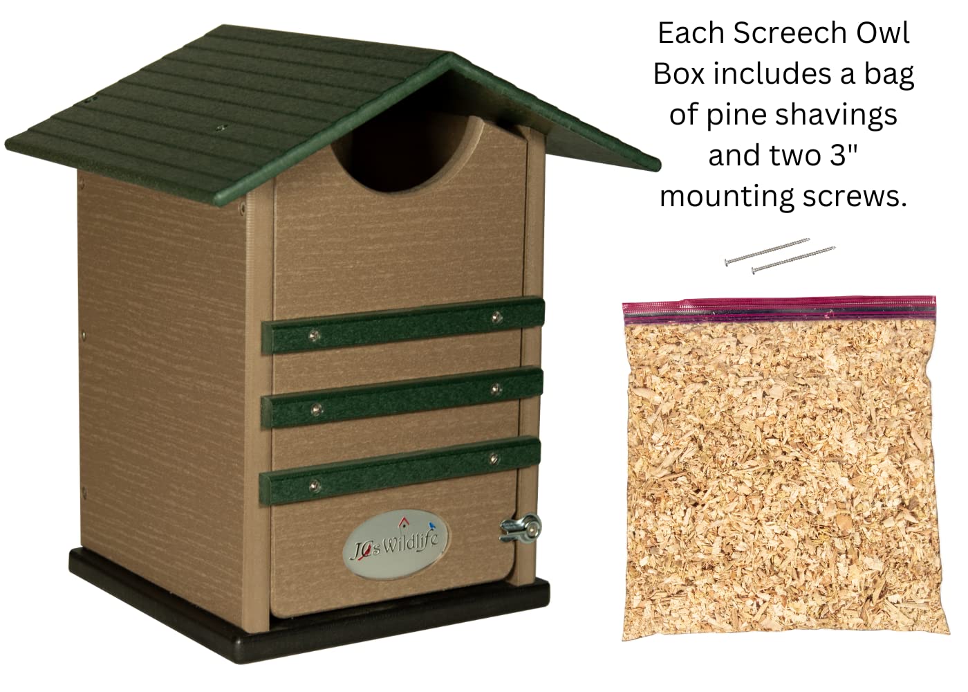 The "Skyward Guardian" Owl House & Kestrel Box | Poly Nesting Box | JCS Wildlife