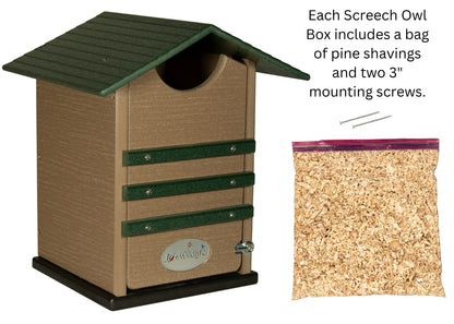 The "Skyward Guardian" Owl House & Kestrel Box | Poly Nesting Box | JCS Wildlife
