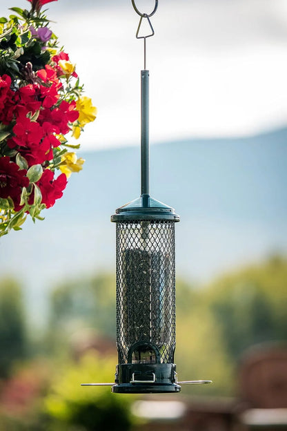The "Full Restaurant" Squirrel-Buster Mini Bird Feeder | 4-Pack Quad-Horizon Suite | Brome