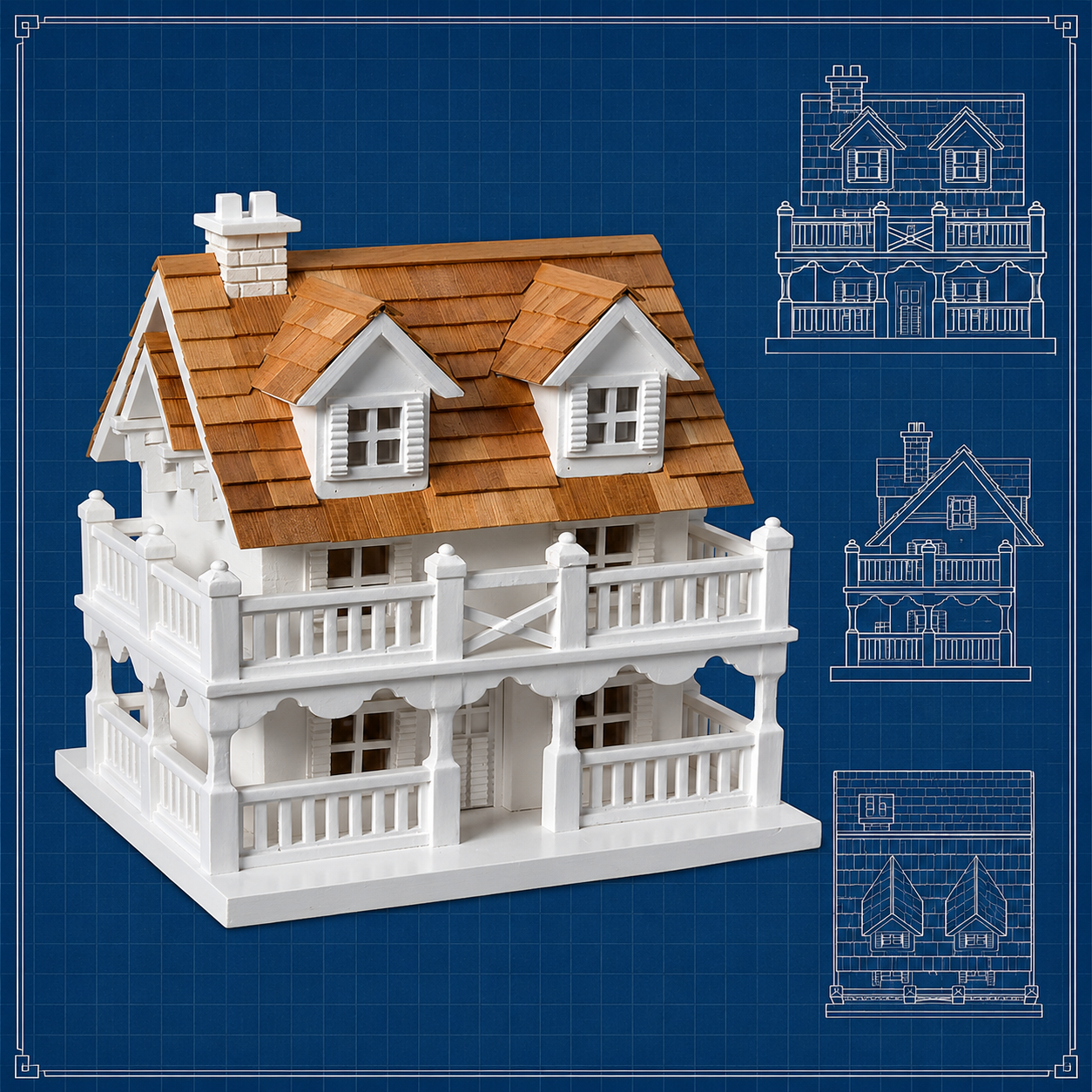 The “Great Lakes Gable” Estate Bird House