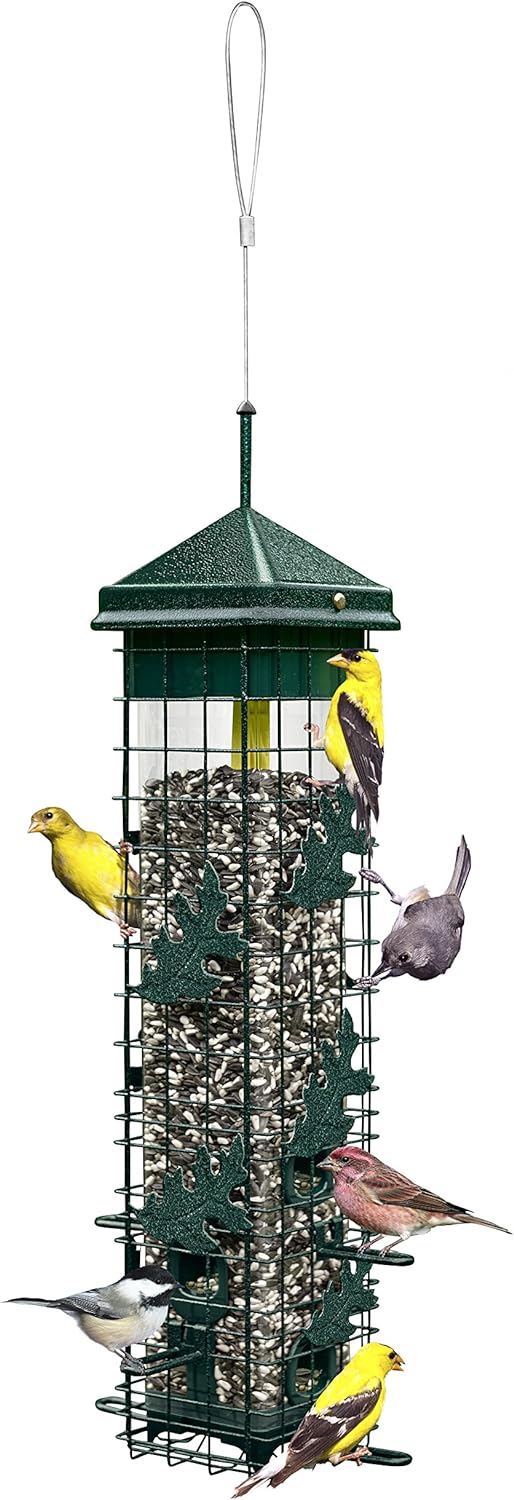 The 'Leaf it Be!' Squirrel-Proof Tube Feeder