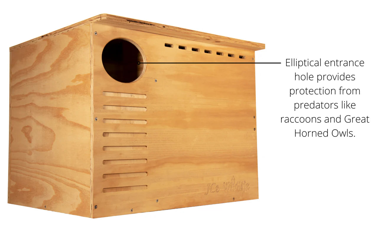 The "Estate Guardian" Barn Owl House | Large Raptor Nesting Box | JCS Wildlife