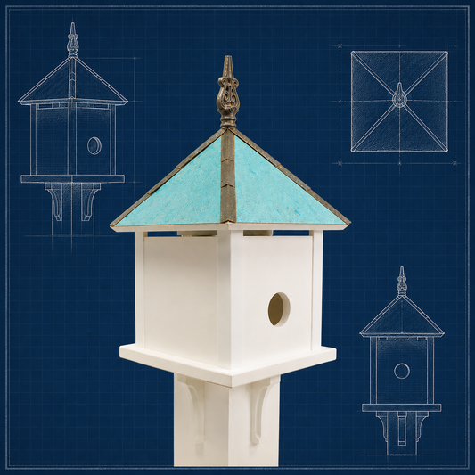 The ‘Villa de Verdigris’ Bluebird House