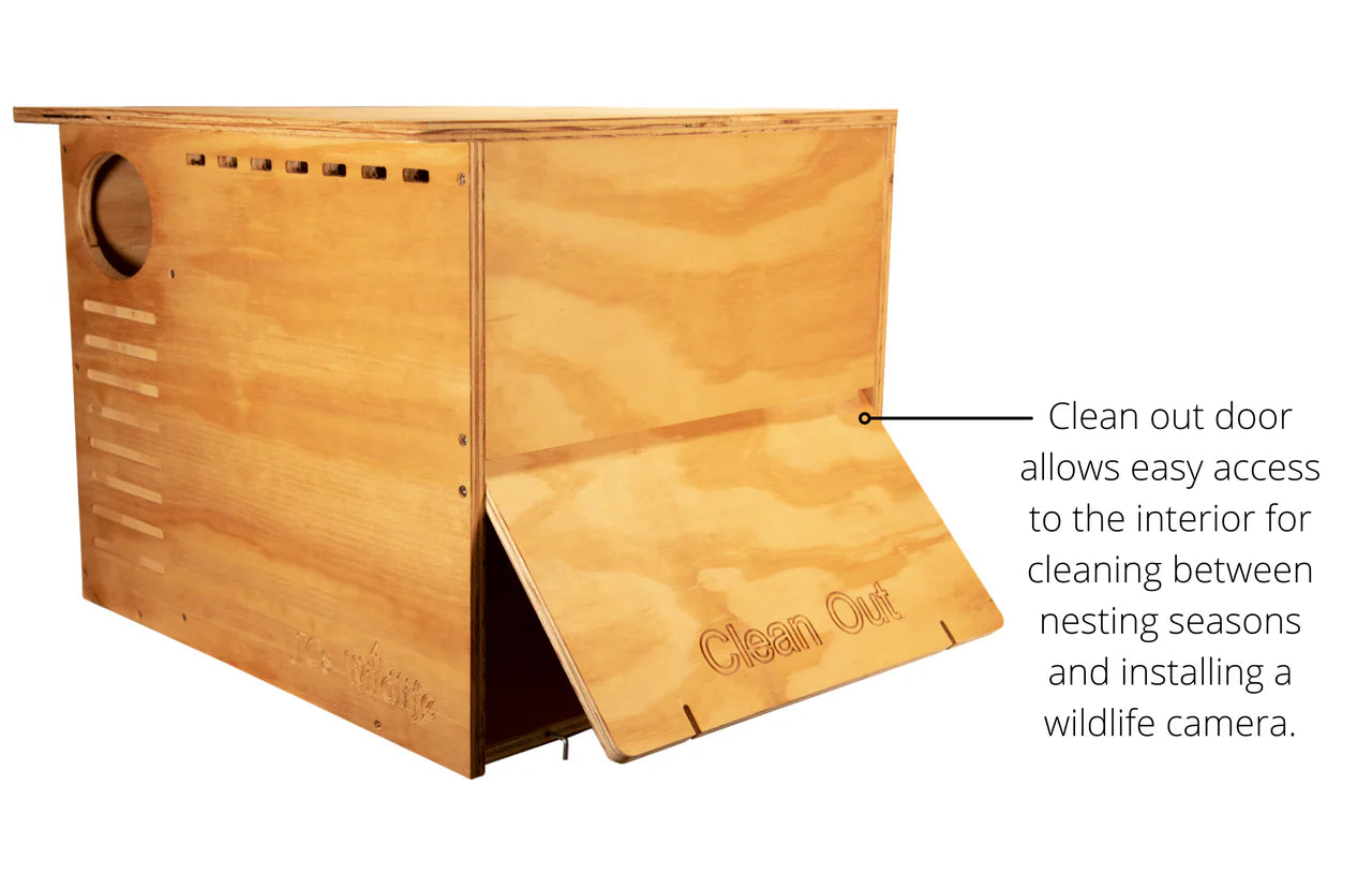 The "Estate Guardian" Barn Owl House | Large Raptor Nesting Box | JCS Wildlife