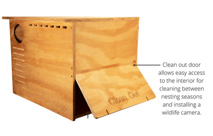The "Estate Guardian" Barn Owl House | Large Raptor Nesting Box | JCS Wildlife