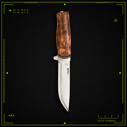 Helle GT Fixed-Blade Knife | H3LS or 14C28N Stainless Steel