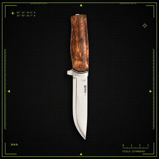 Helle GT Fixed-Blade Knife | H3LS or 14C28N Stainless Steel