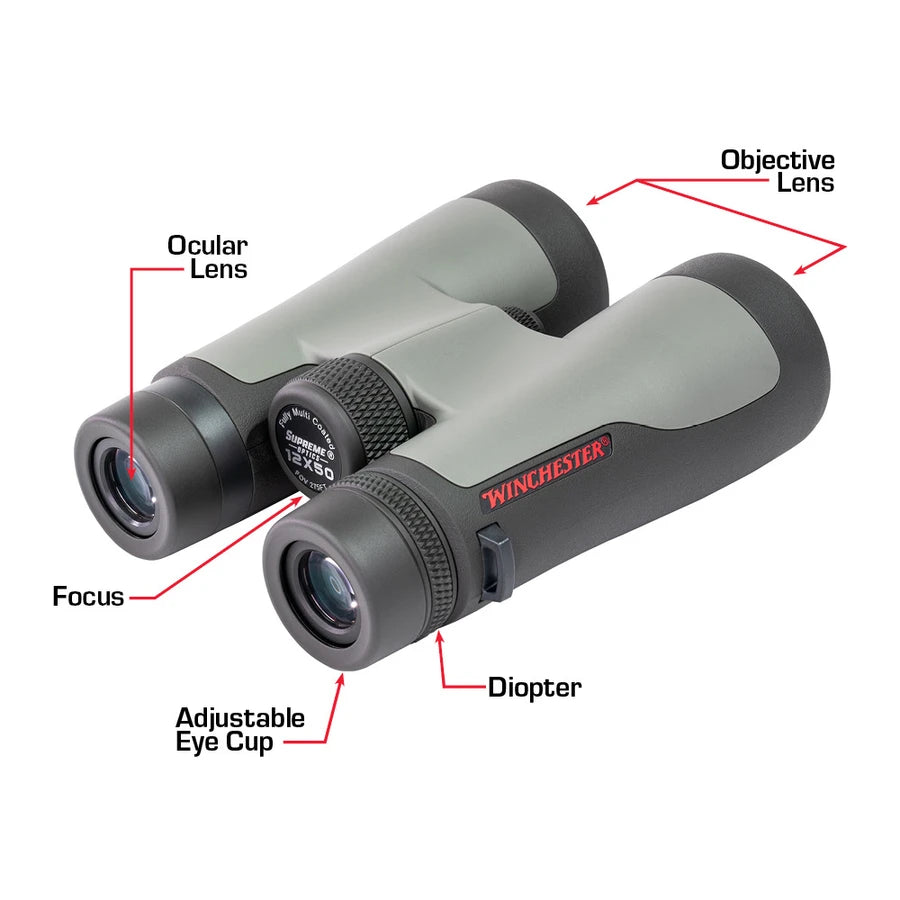 The 'Clarity Meridian' Birding Binoculars | Winchester Supreme 8x42 HD Roof Prism Field Observation Optic