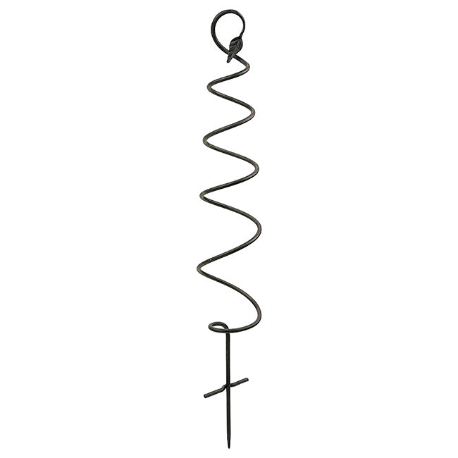 The 'Twist & Sprout' Spiral Garden Trellis | Achla Designs Black Wrought Iron Spiral Trellis Set of 3