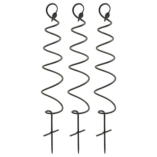 The 'Twist & Sprout' Spiral Garden Trellis | Achla Designs Black Wrought Iron Spiral Trellis Set of 3