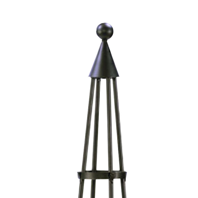 The 'Spire & Climb' Garden Obelisk | Achla Designs Graphite Metal Trellis