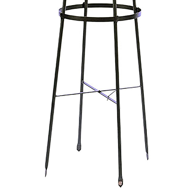 The 'Grand Spire' Garden Obelisk | Achla Designs Gray Metal Climbing Plant Trellis