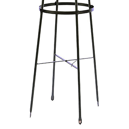 The 'Grand Spire' Garden Obelisk | Achla Designs Gray Metal Climbing Plant Trellis