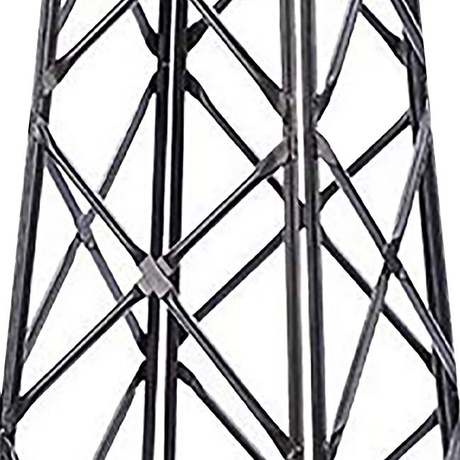 The 'Iron Spire' Lattice Obelisk | Achla Designs Graphite Wrought Iron Garden Trellis