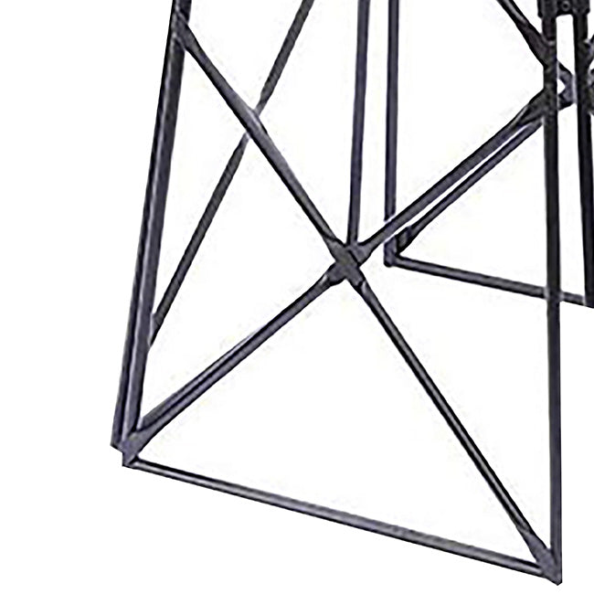 The 'Iron Spire' Lattice Obelisk | Achla Designs Graphite Wrought Iron Garden Trellis