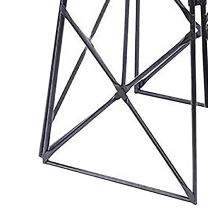 The 'Iron Spire' Lattice Obelisk | Achla Designs Graphite Wrought Iron Garden Trellis